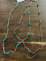 36” Chain Link Necklace with Accents