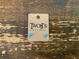 Authentic turquoise earrings