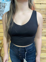 Heather Cropped Tank