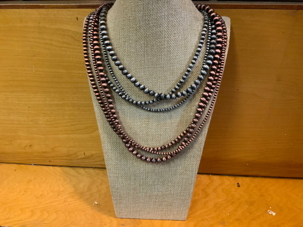 3 Strand navajo pearl necklace