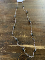 36” Chain Link Necklace with Accents