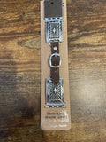 Stamped Silver Apple Watch Band