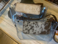 Hide Flap Clear Small Purse