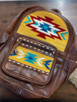 All Leather w/Detail Backpack
