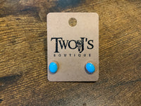 Authentic turquoise earrings