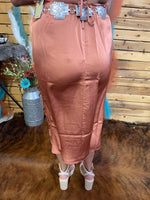 Miller Midi Satin Skirt