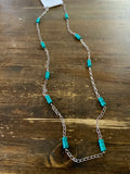 36” Chain Link Necklace with Accents