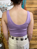 Heather Cropped Tank