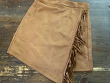 Shania Suede Fringe Skirt
